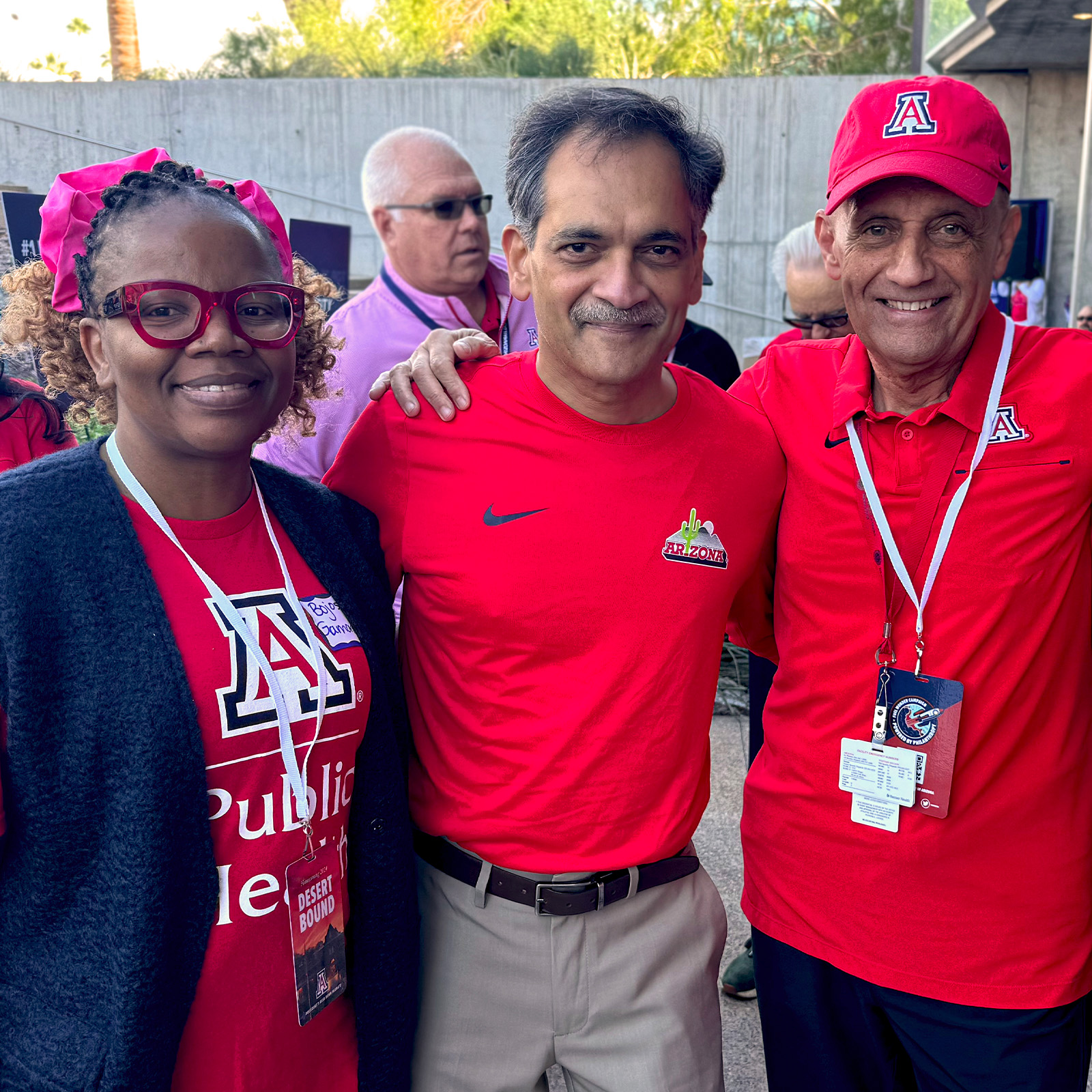 Public Health alumni with U of A President