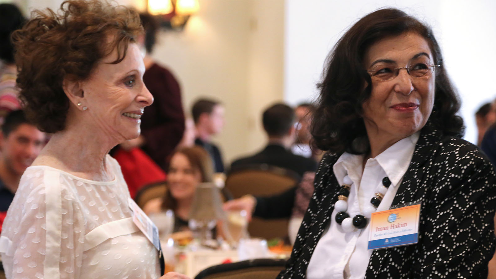 Enid and Iman at 2013 Scholarship Luncheon