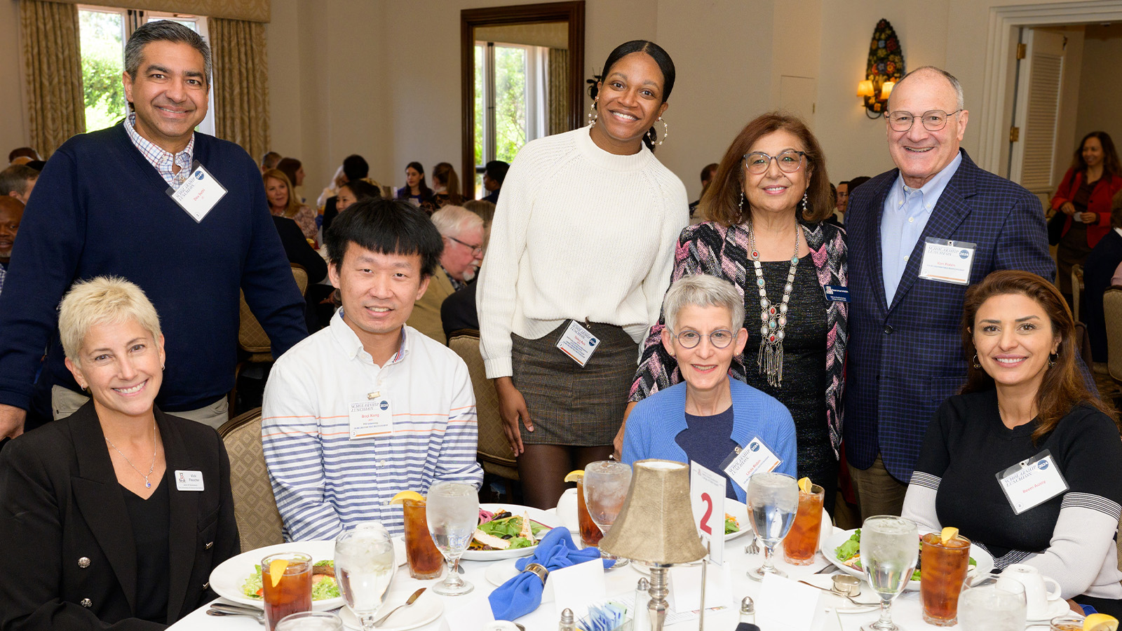 Dev Sethi with Iman and the Robins