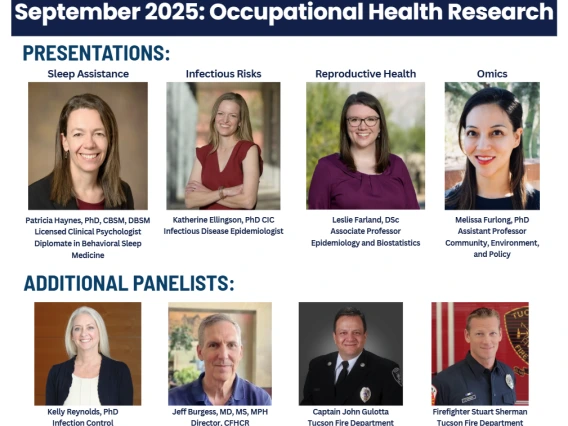 flyer with photos and information for speakers