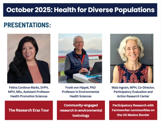 flyer with photos and information for speakers