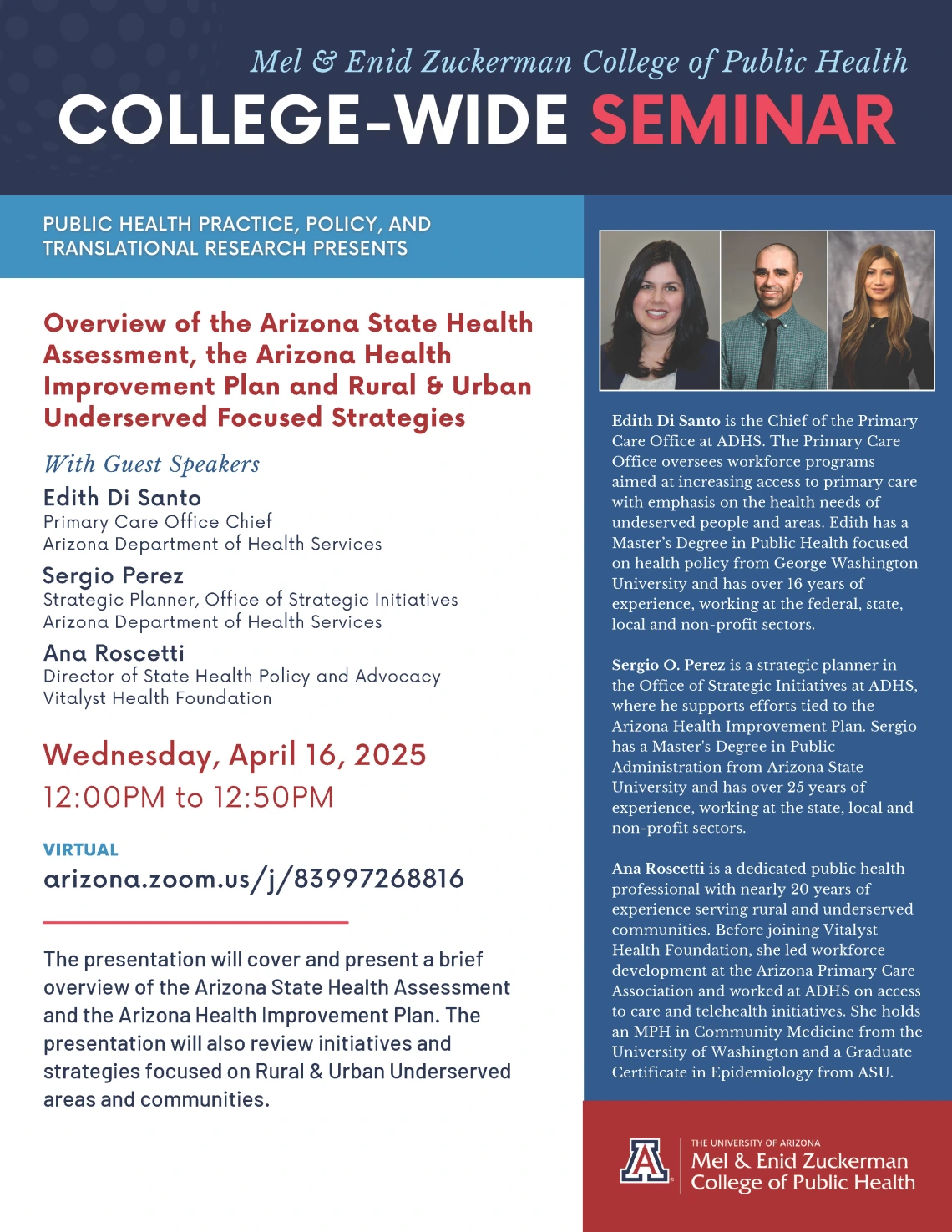 flyer for April 16th flyer