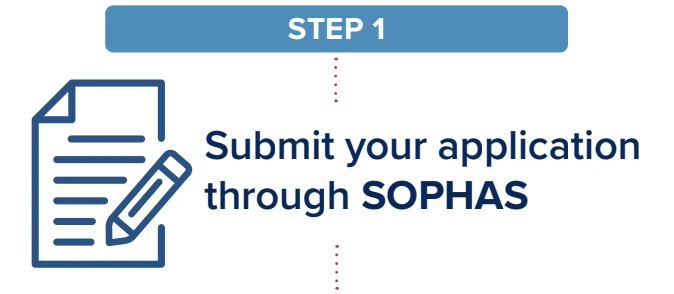Select Step 1 SOPHAS Application