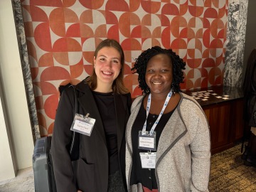 Sophie Clark BS '24 and Linda Jepkoech Kimaru, PhD ‘24, MPH