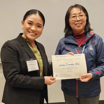 Lady Elli with Dr. Zhao Chen