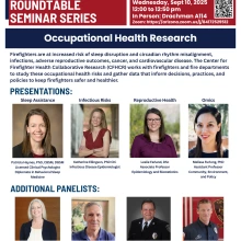 flyer with photos and information for speakers