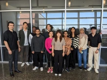 Dr. Chris Lim and his students from the Health & Urban Modeling (HUM) Lab