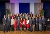 Group photo of U of A President, College Deans and Alumni Awardees