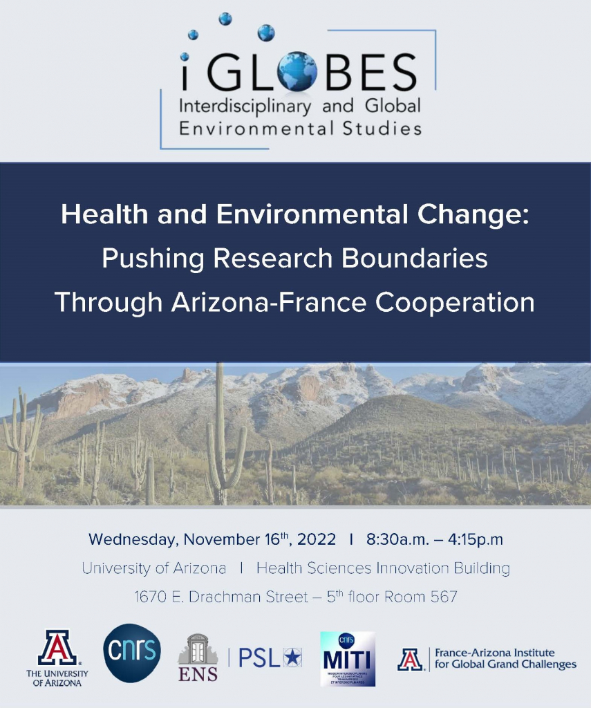 Flyer for Health and Environmental Change workshop