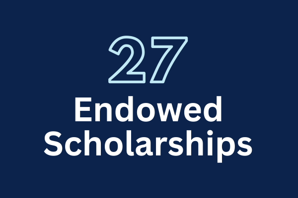 27 Endowed Scholarships