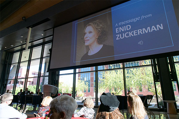 Voice message from Enid Zuckerman