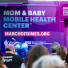 Assistant Dean Craig Laser speaks at the new Mom and Baby Mobile Health Center launch. Photo by Charlie Leight/ASU News